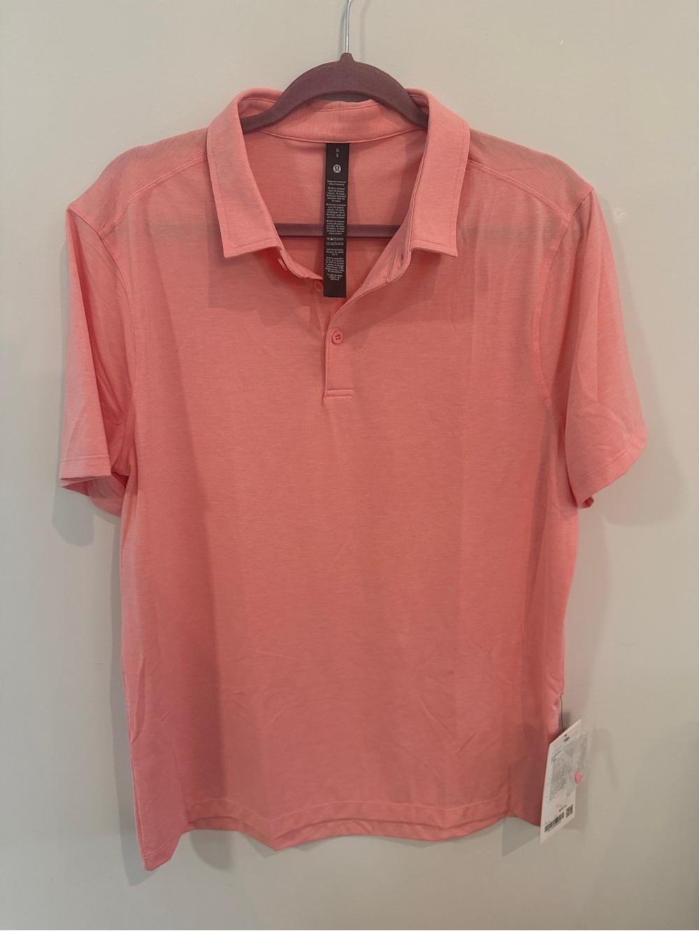 Lululemon Men’s Evolution Short Sleeve Polo L NWT